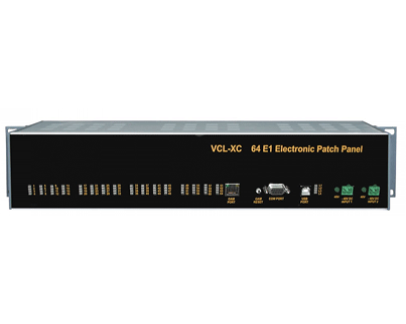 64 E1 Port Intelligent (Manageable) Electronic E1 to E1 Patch Panel